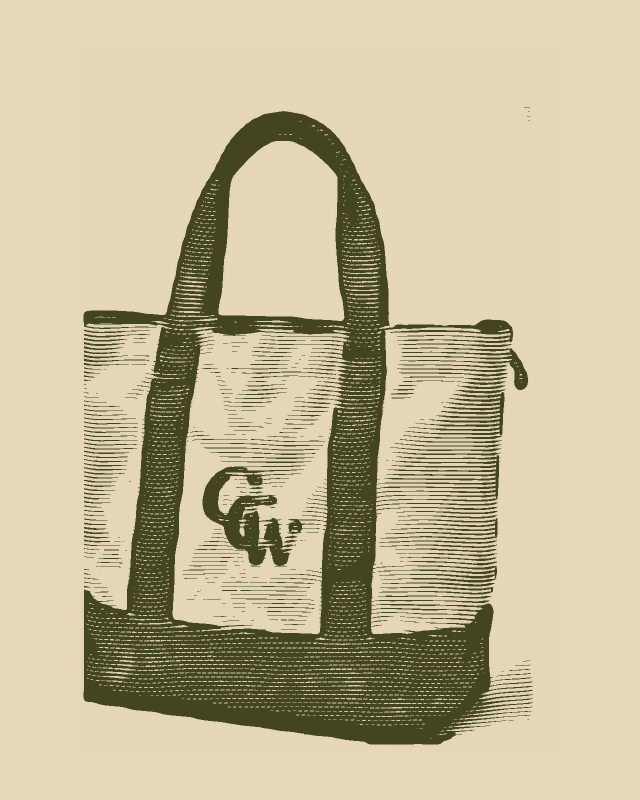 Canvas Tote, engraved