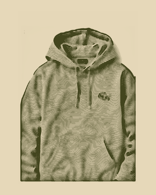 Garment-Dyed Hoodie, engraved