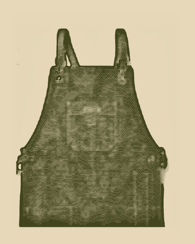Leather Apron, engraved